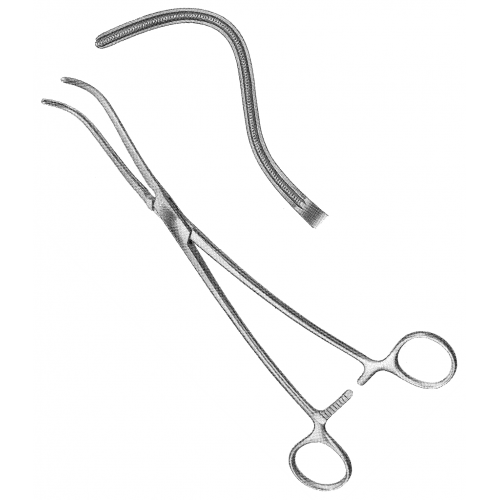 Pinça de Bakey-Harken nº2 8,6 x 24,5 cm (Código: 4786)
